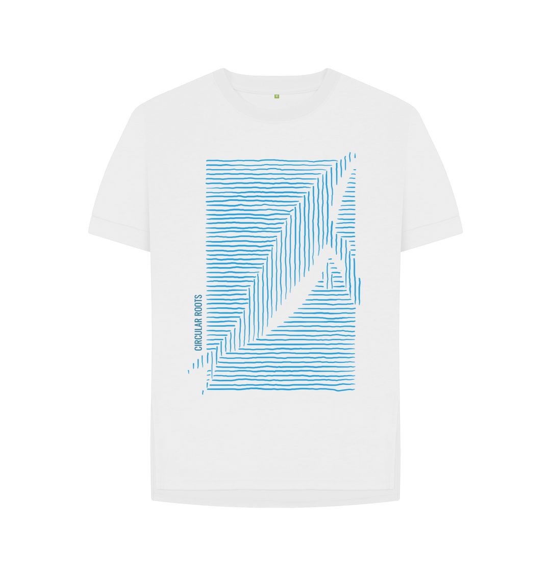White A Whale of a time-relaxed fit t-shirt (w)