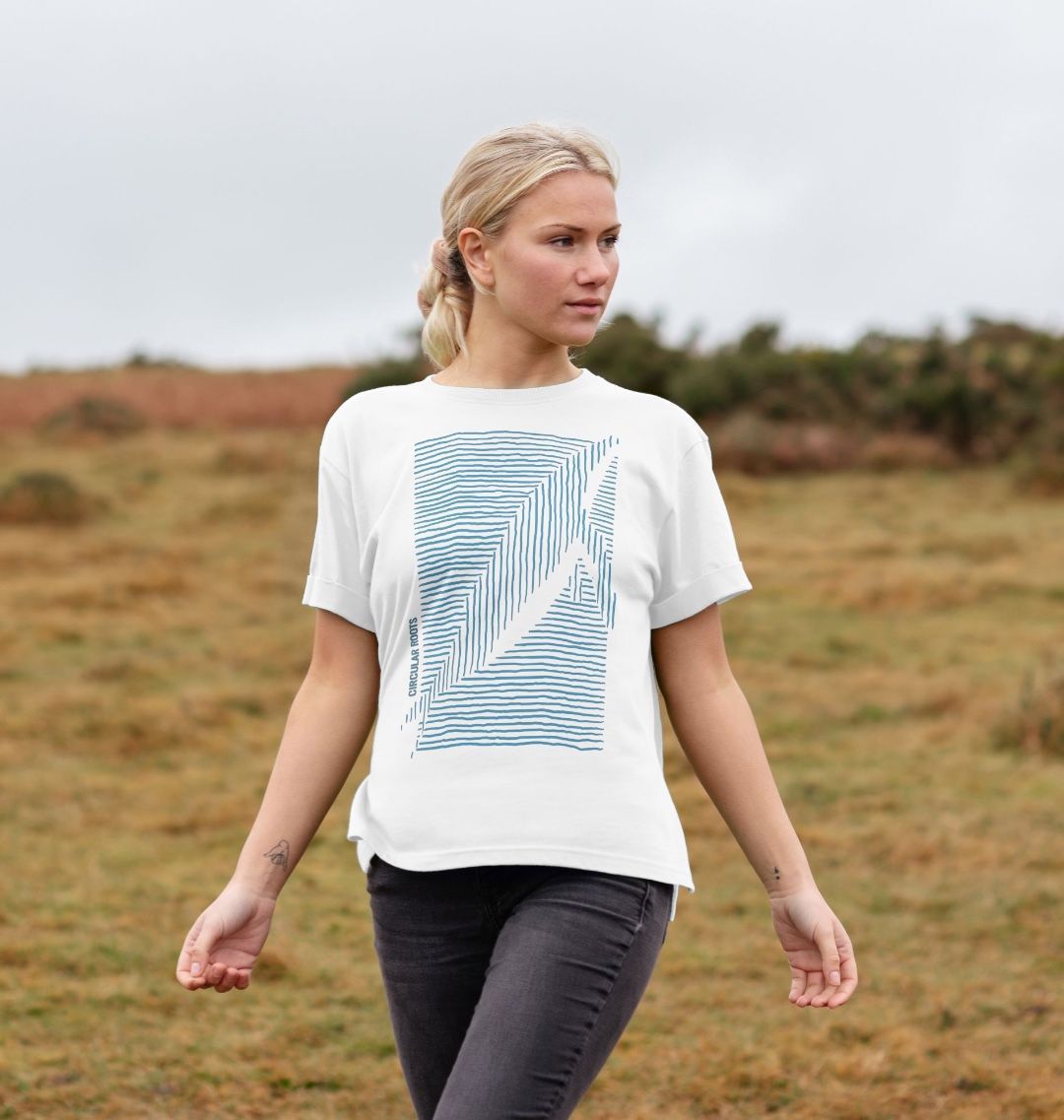 A Whale of a time-relaxed fit t-shirt (w)