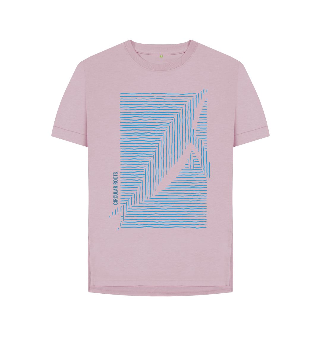 Mauve A Whale of a time-relaxed fit t-shirt (w)