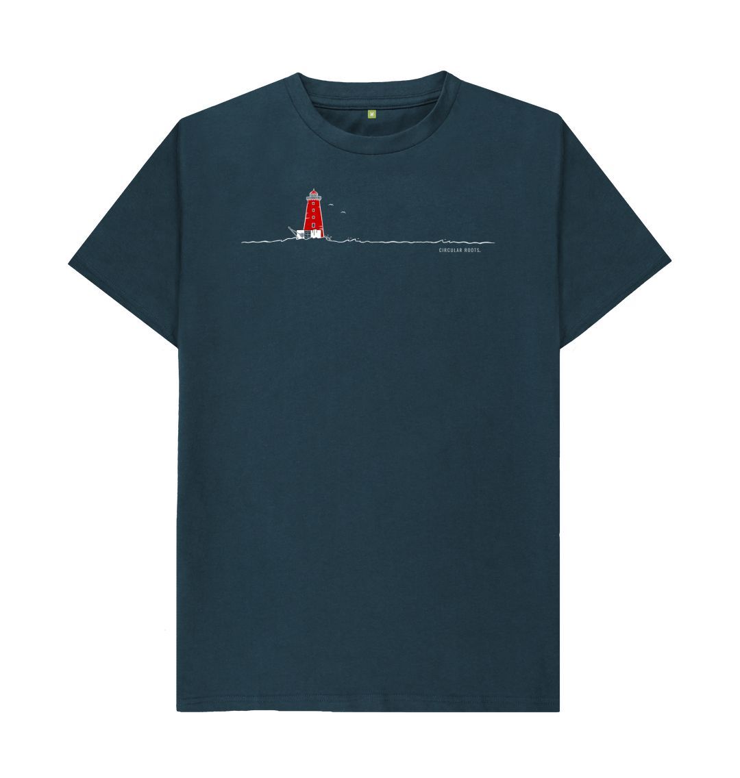 Denim Blue Poolbeg Lighthouse t-shirt