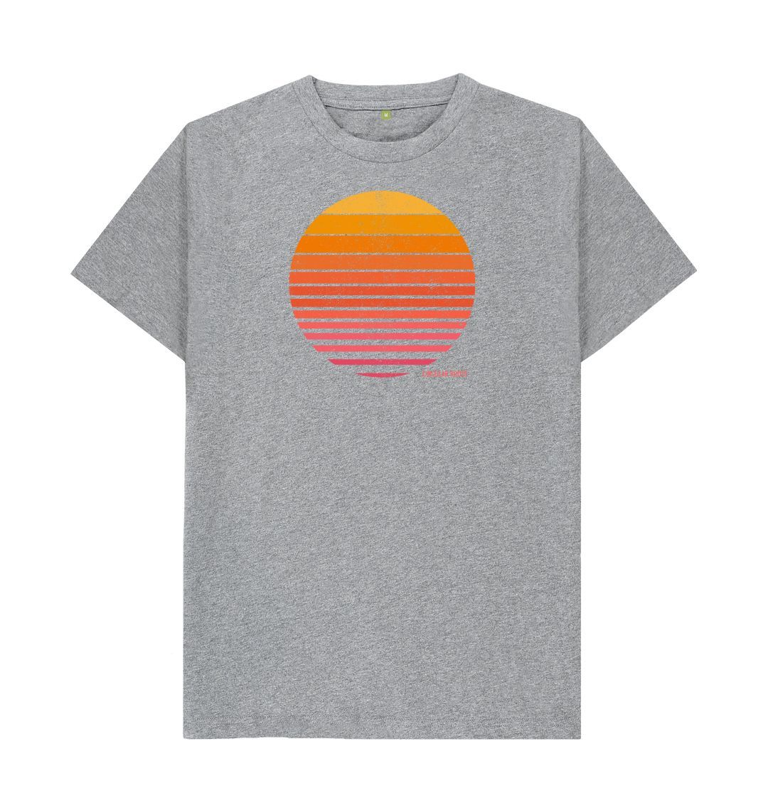 Athletic Grey Circular Sunsets t-shirt