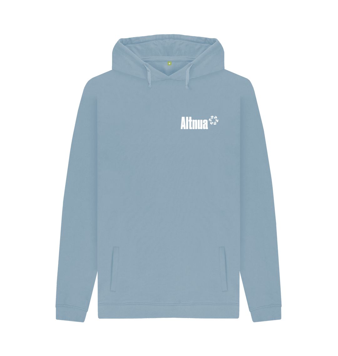 Stone Blue Altnua - 100% Organic cotton hoodie