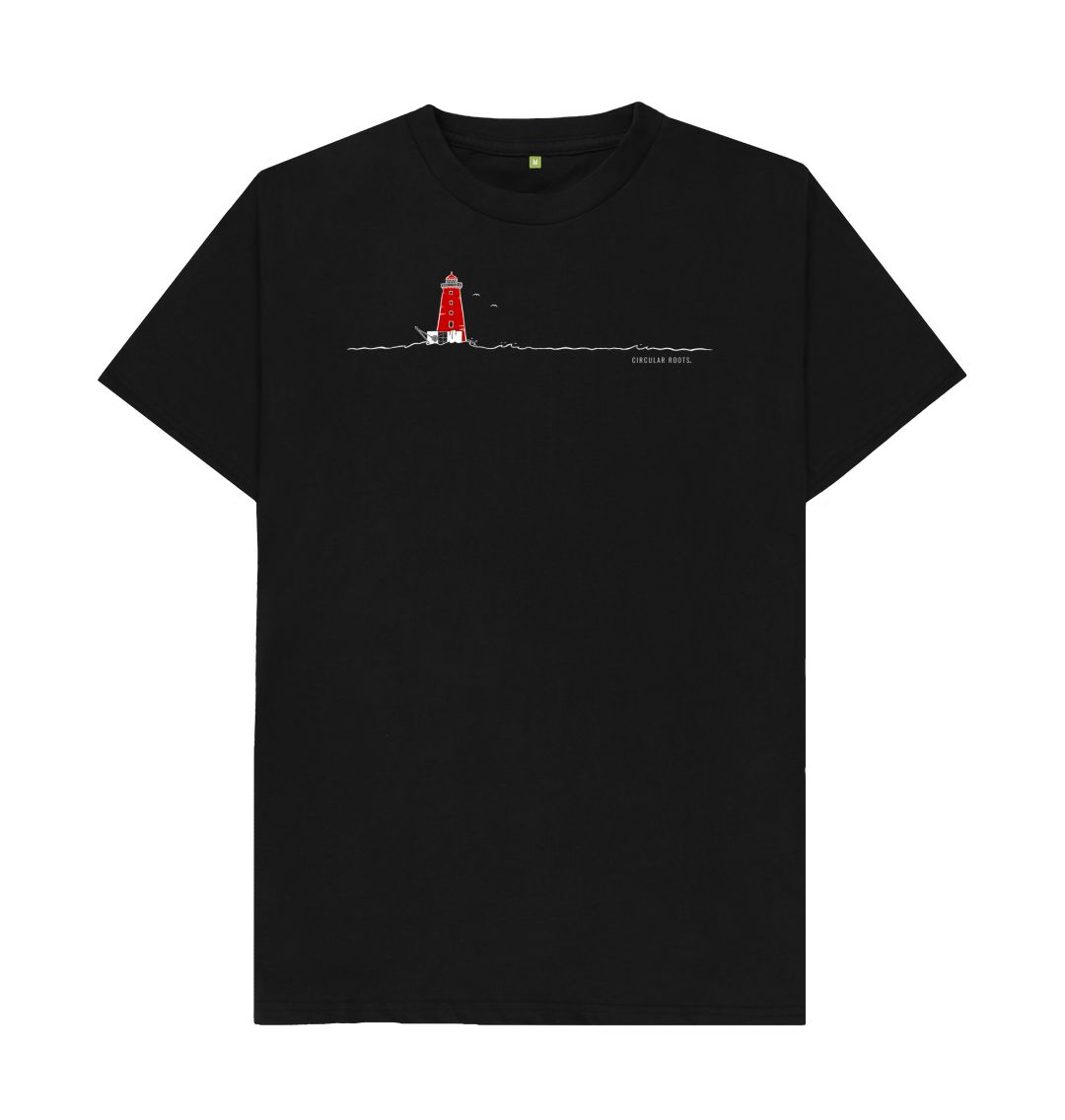 Black Poolbeg Lighthouse t-shirt