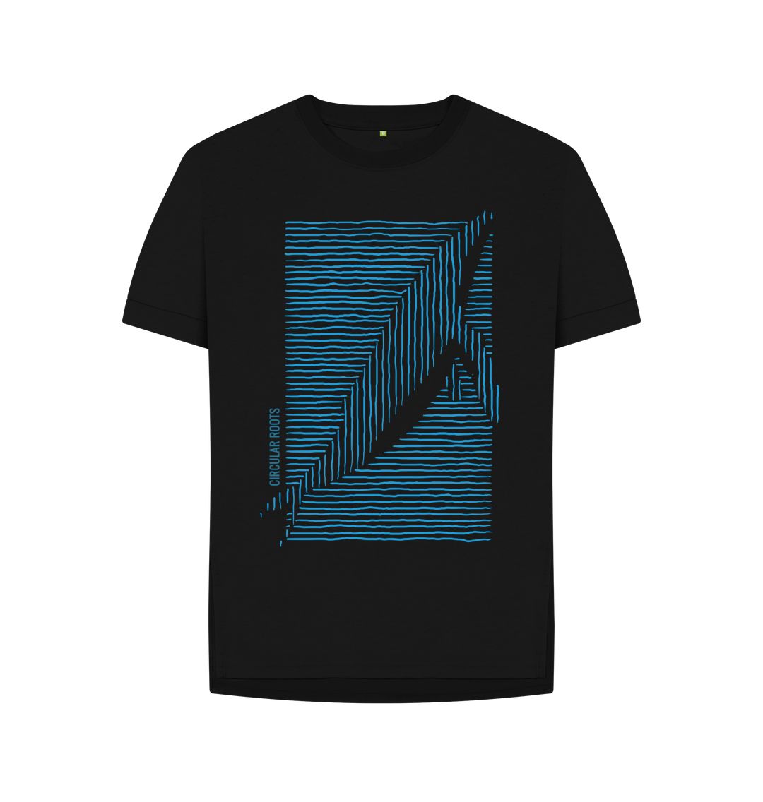 Black A Whale of a time-relaxed fit t-shirt (w)