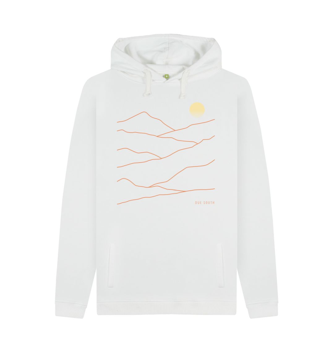 White Wicklow Landscape - 100% Organic Cotton Hoodie