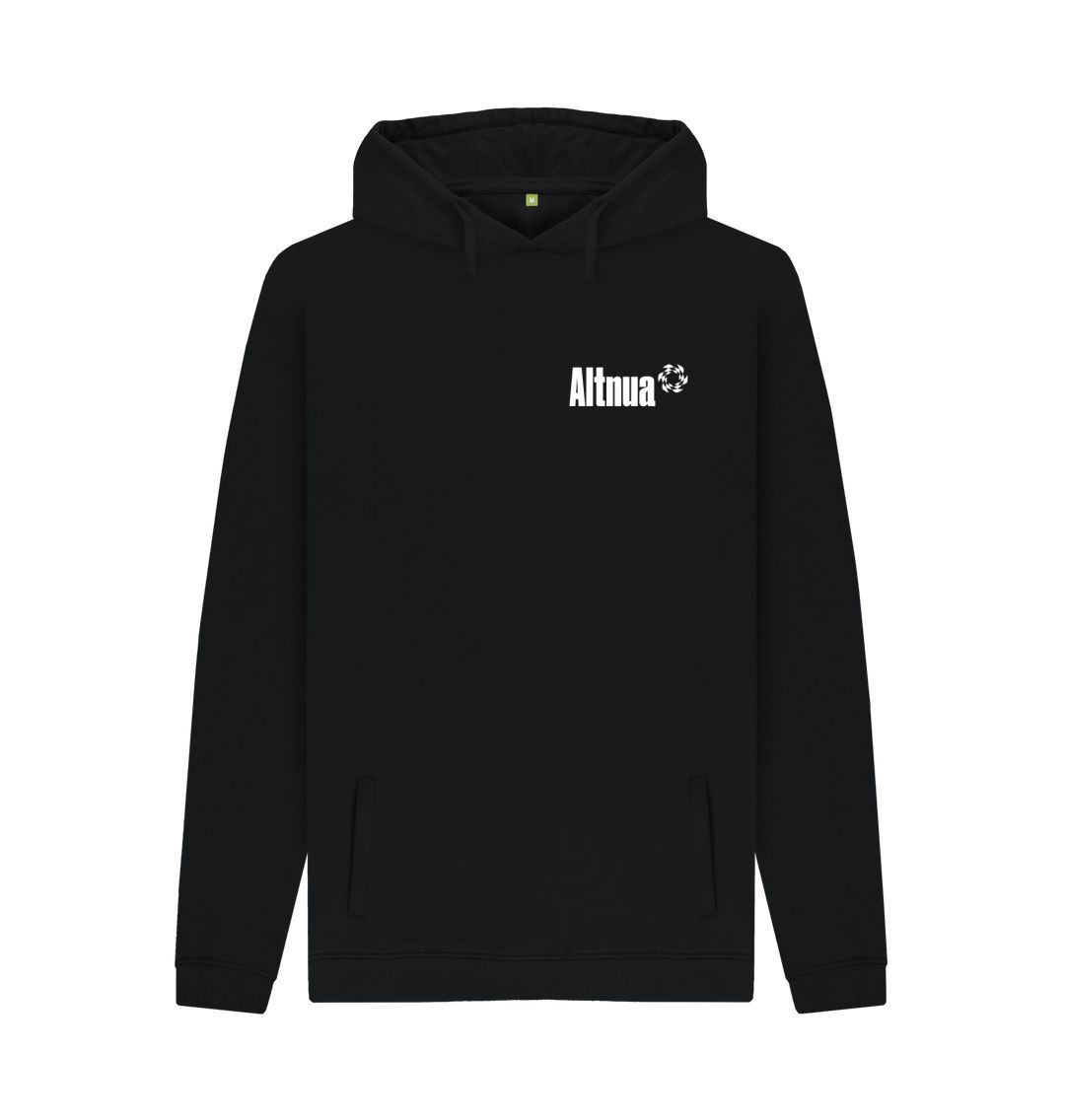 Black Altnua - 100% Organic cotton hoodie