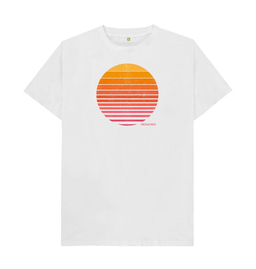 White Circular Sunsets t-shirt