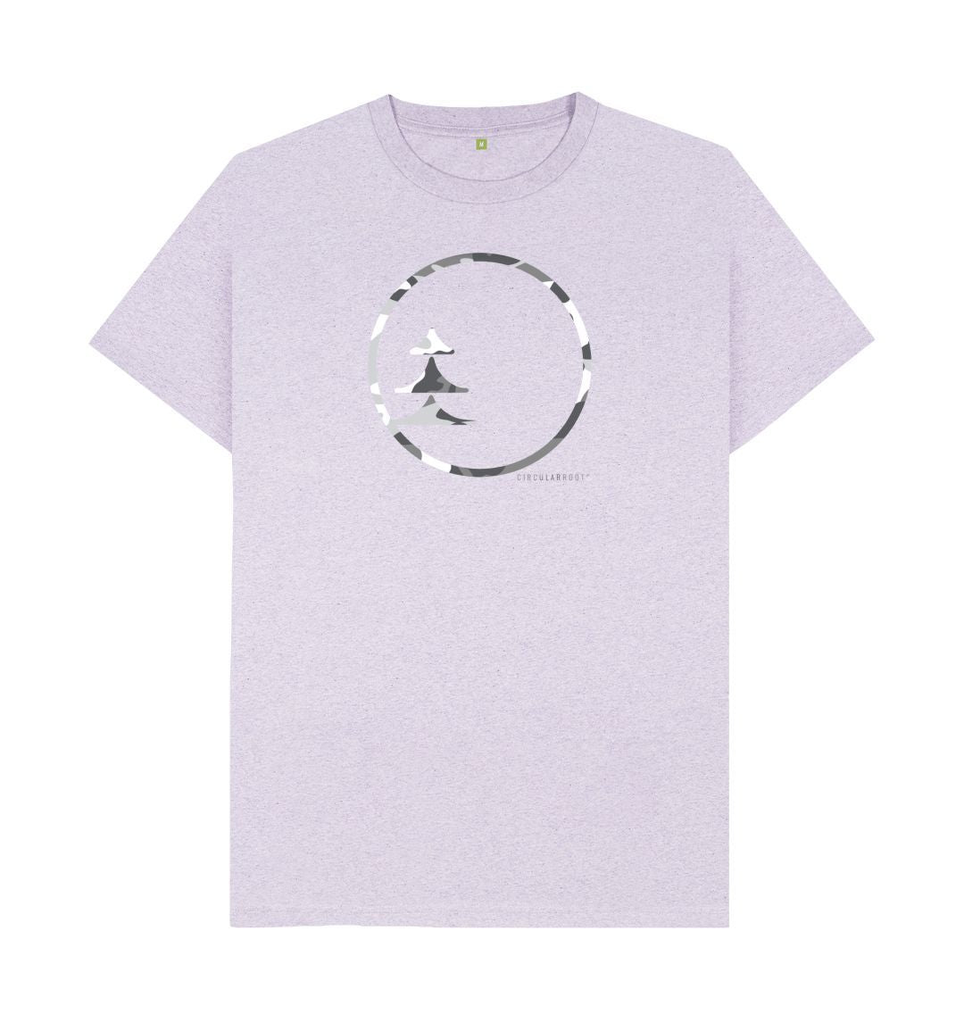 Purple Circular Made - Grey Camo Logo