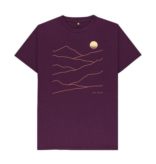 Purple Wicklow Landscape - 100% Organic cotton t-shirt