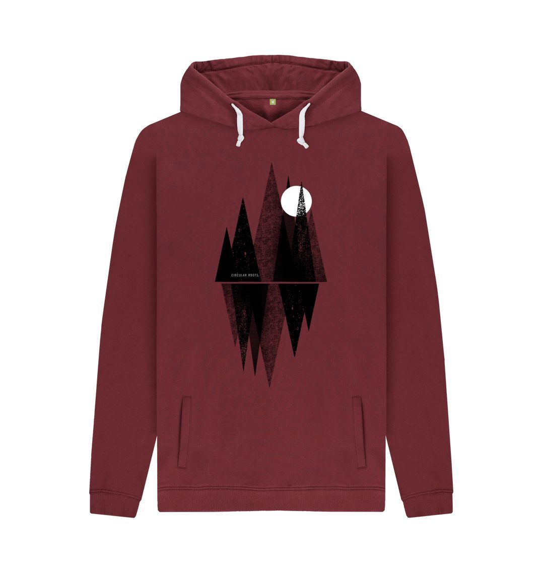 Red Wine Moonlight Reflections Hoodie