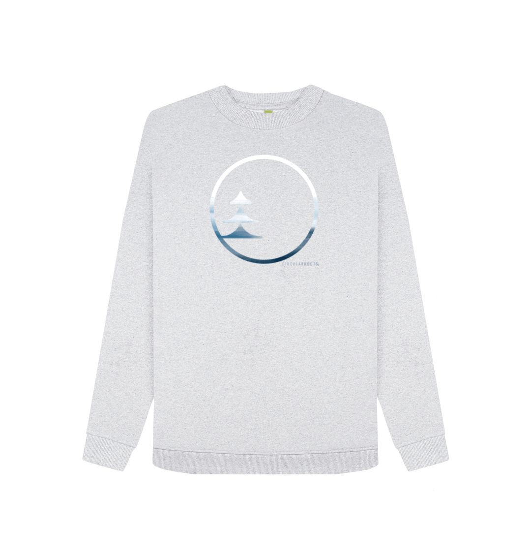 Grey Circular Made - Ocean Logo Sweater (w)