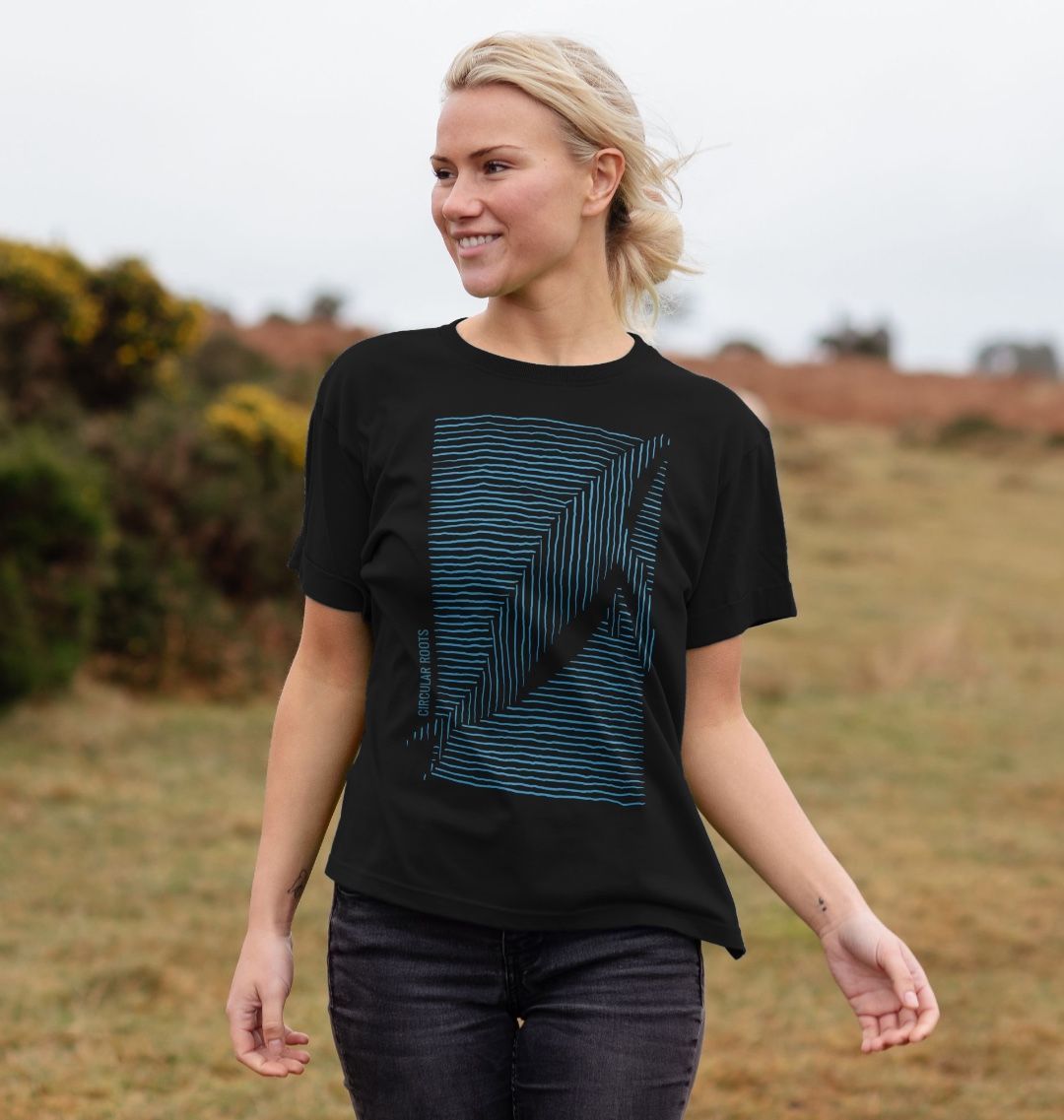 A Whale of a time-relaxed fit t-shirt (w)