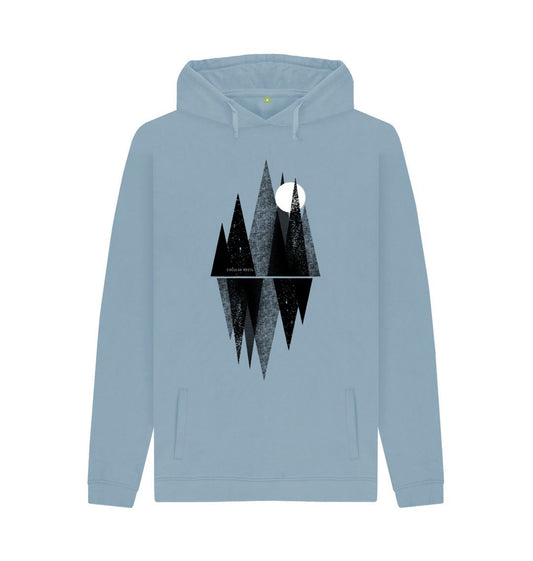 Stone Blue Moonlight Reflections Hoodie